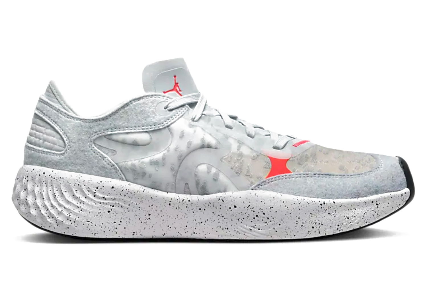 Кецове и обувки Jordan Delta 3 Low Pure Platinum Infra Red Бяло | DN2647-002, 0