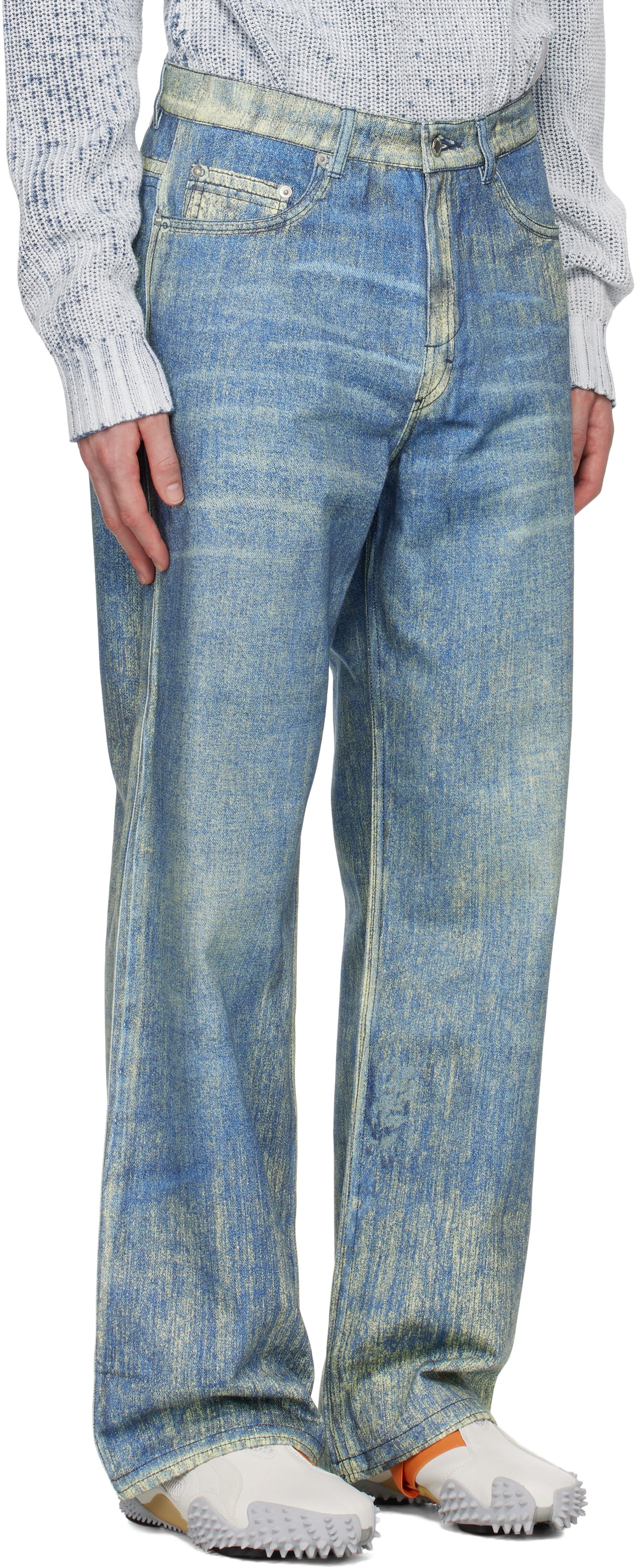 Дънки Camper Camperlab Paint Print Jeans Синьо | AU00022-002, 1