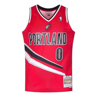 Фланелка Mitchell & Ness Mitchell & Ness Portland Blazers Retro Fan Edition Jersey Червено | SMJY3457-PTB12DLIUNRD, 0