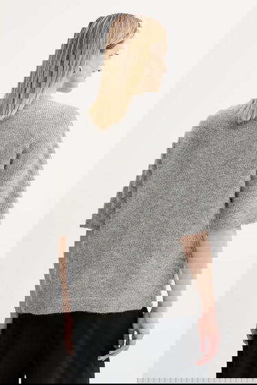 Пуловер Samsoe Samsoe Samsoe Samsoe SAANOURA Cardigan Сиво | F25200115, 2