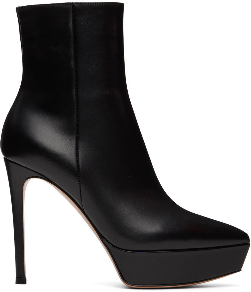 Кецове и обувки Gianvito Rossi Dasha Platform Ankle Boots Черно | G73593.85RIC.VIT, 0