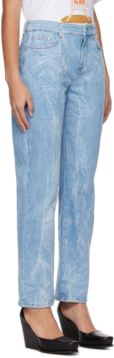 Дънки Stella McCartney Stella McCartney Crinkle Wash Jeans Синьо | 6D00293SPH08, 1