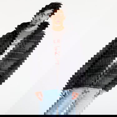 Яке Vans Piedmont Hooded Plaid Shirt Jacket Сиво | VN000P7VQFY1, 0