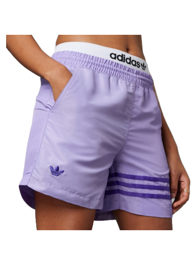 Къси панталони adidas Originals Adicolor Neuclassics Shorts Лилаво | IC5420