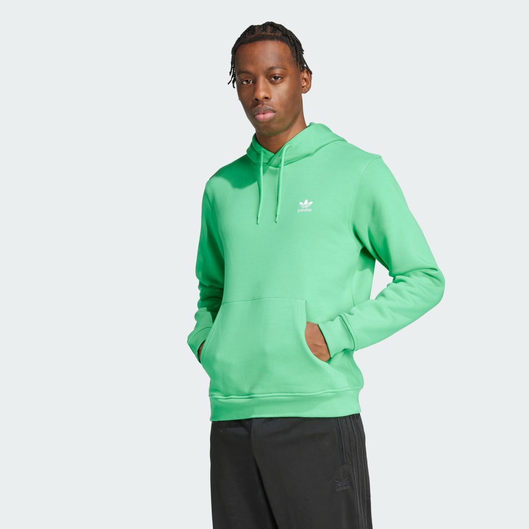 Суитчър adidas Performance Trefoil Essentials Hoodie Зелено | JN0237, 0