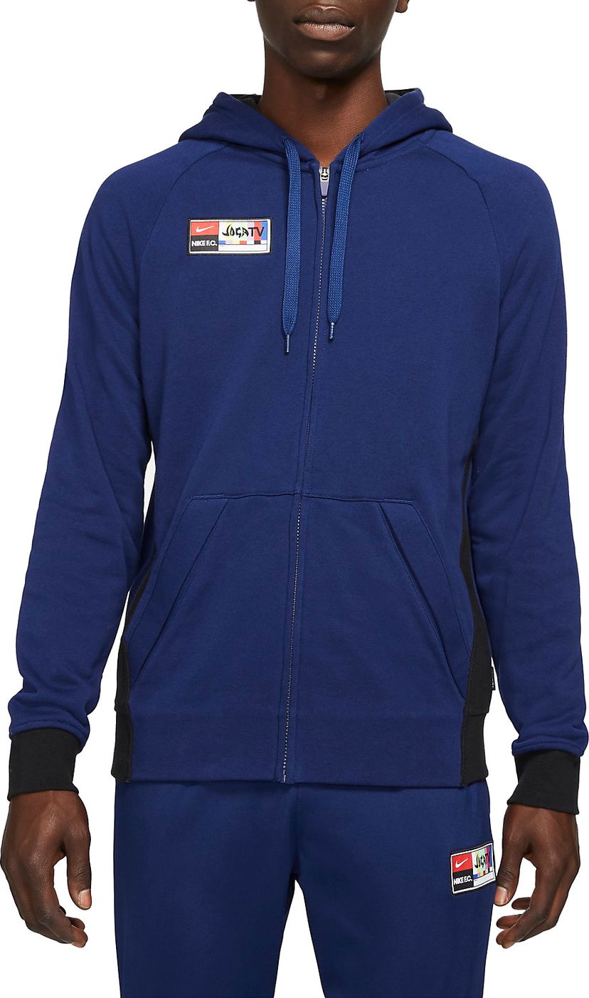 Суитчър Nike F.C. Joga Bonito Men s Full-Zip Soccer Hoodie Синьо | da5577-492