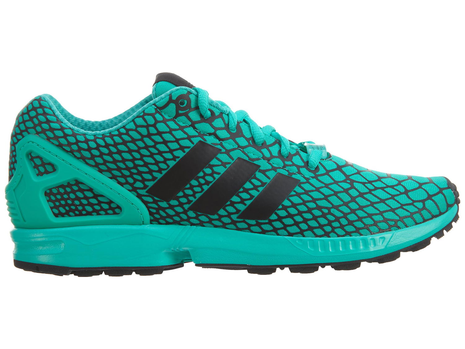 Кецове и обувки adidas Originals Zx Flux Techfit Cblack Shkmin Cblack Зелено | S79065, 0