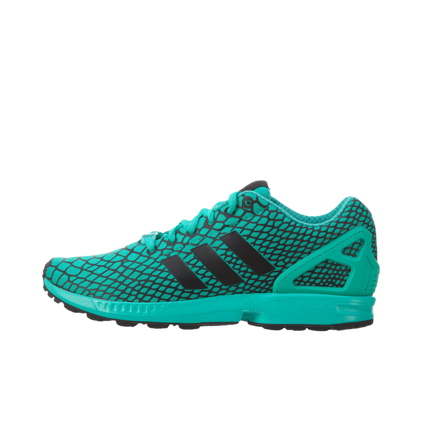 Кецове и обувки adidas Originals Zx Flux Techfit Cblack Shkmin Cblack Зелено | S79065