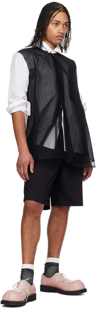 Риза Comme des Garçons Homme Plus Layered Shirt Черно | PO-B009-051, 3