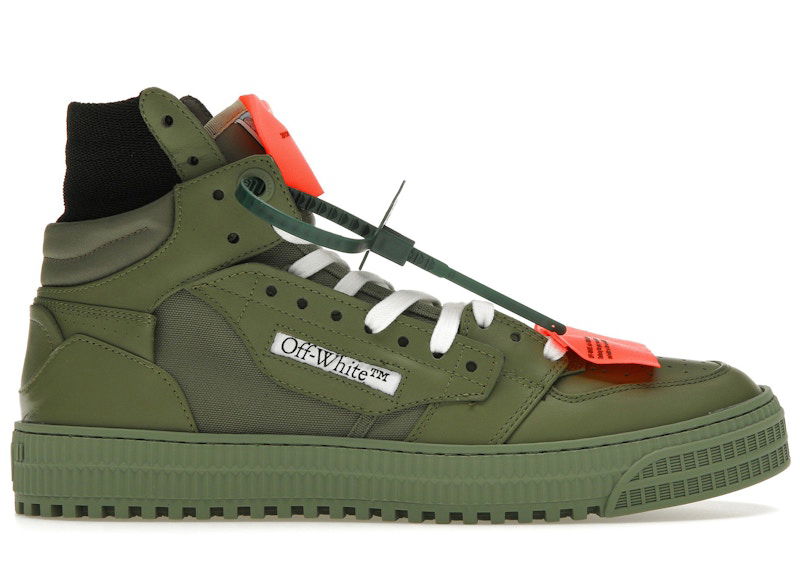 Кецове и обувки Off-White Off Court 3.0 Military Green Fuschia Зелено | OMIA065S22LEA0035755, 0