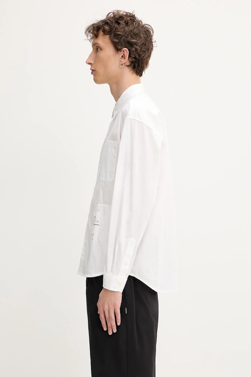 Риза Neighborhood NEIGHBORHOOD Plain Shirt Ls Regular Fit Бяло | 251SPNH.SHM03, 1