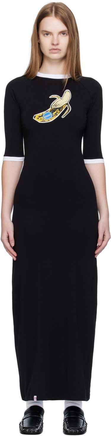Pокля Charles Jeffrey Loverboy Charles Jeffrey LOVERBOY Raglan Baby Tee Midi Dress Черно | 52060401, 0