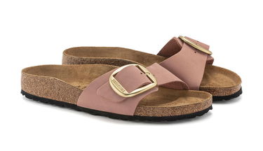 Кецове и обувки Birkenstock Madrid Big Buckle Nubuck Leather Розово | 1024016, 4
