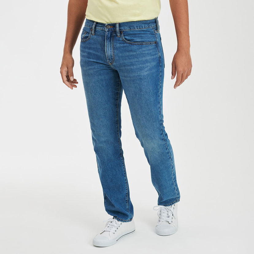 Дънки GAP Denim Pants Slim Medium Wash Синьо | 737645-00