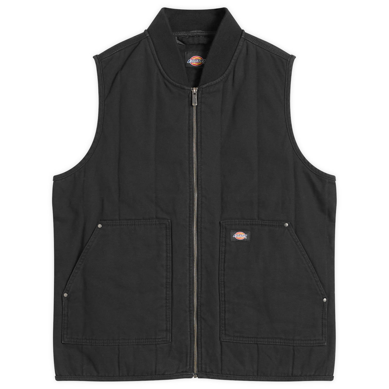 Жилетка Dickies Quilted Canvas Vest, Size Large Черно | DK0A87O4BLK1, 0