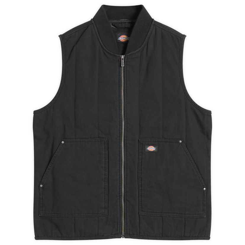 Жилетка Dickies Quilted Canvas Vest, Size Large Черно | DK0A87O4BLK1