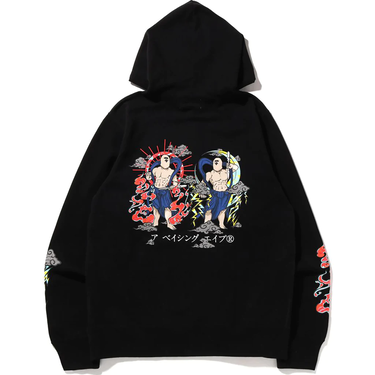 Суитчър BAPE Japan Guardians Pullover Hoodie Черно | BAPE-GUARD, 1