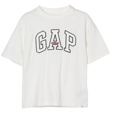 Тениска GAP Athletic Americana T-Shirt Бяло | 780680-00, 0