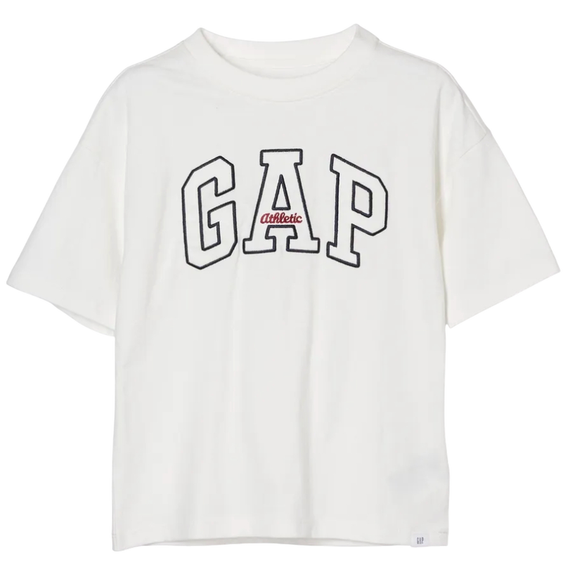 Тениска GAP Athletic Americana T-Shirt Бяло | 780680-00