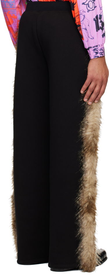 Спортни панталони Chopova Lowena Chopova Lowena Patched Faux-Fur Sweatpants Черно | 4065, 2
