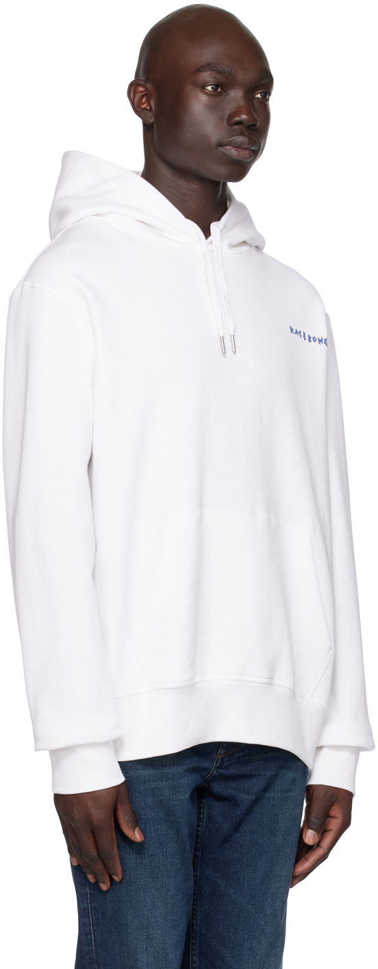 Суитчър rag & bone Rag & Bone Coffee Hoodie Бяло | MBC23HT040AP40, 1