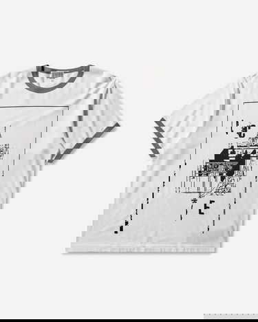 Тениска Cav Empt MD Gravitational Ringer T-Shirt Бяло | CES28T19 WHITE, 0