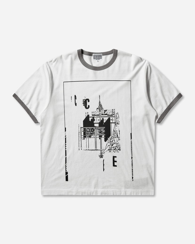 Тениска Cav Empt MD Gravitational Ringer T-Shirt Бяло | CES28T19 WHITE