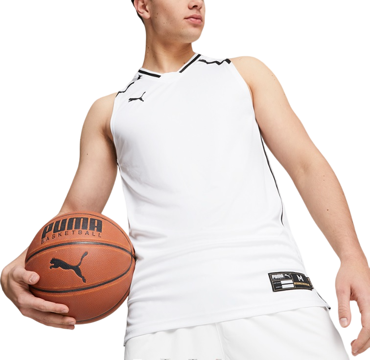 Фланелка Puma Hoops Team Game Jersey Бяло | 676628-02, 0