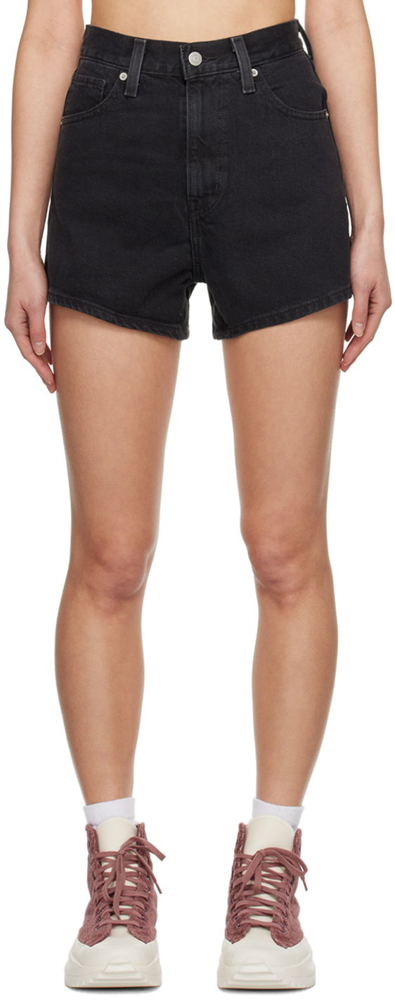 Къси панталони Levi's Mom Denim Shorts Черно | A1965-0000, 0