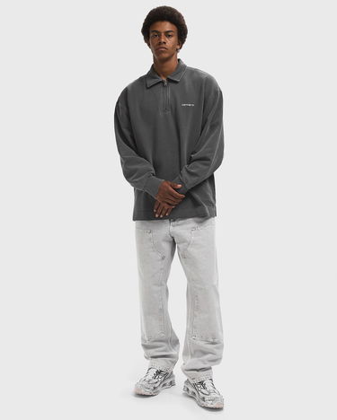 Поло тениска Carhartt WIP Long Sleeve Polo Shirt Сиво | I035188-0D2.GD, 1