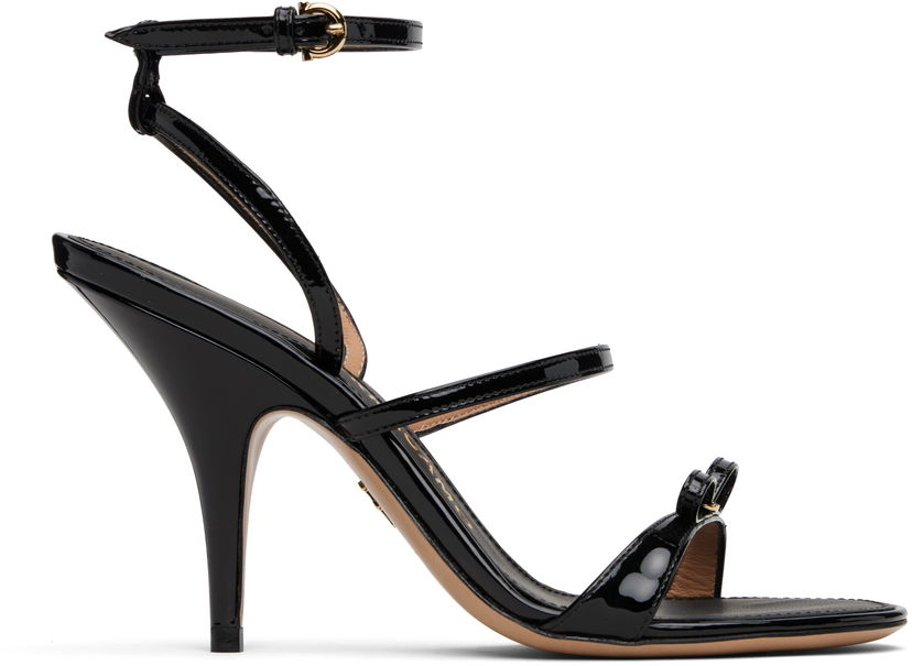 Аксесоари FERRAGAMO Salvatore Ferragamo Strappy Vara Bow Heeled Sandals Черно | 782880