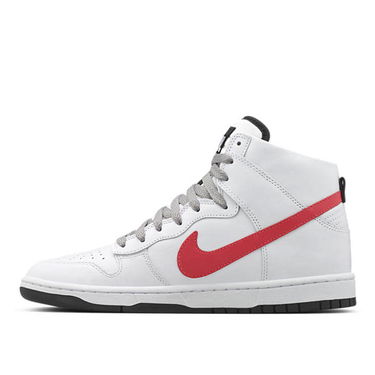 Кецове и обувки Nike Dunk Lux High "Undefeated White Infrared" Бяло | 826668-160, 1