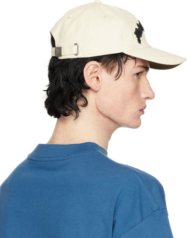Шапка с козирка Palm Angels Curved Logo Baseball Cap Бяло | PMLB10AS25FAB0010310, 2