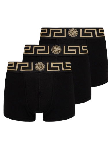 Бельо и чорапи Versace boxers Черно | AU10326.NOS