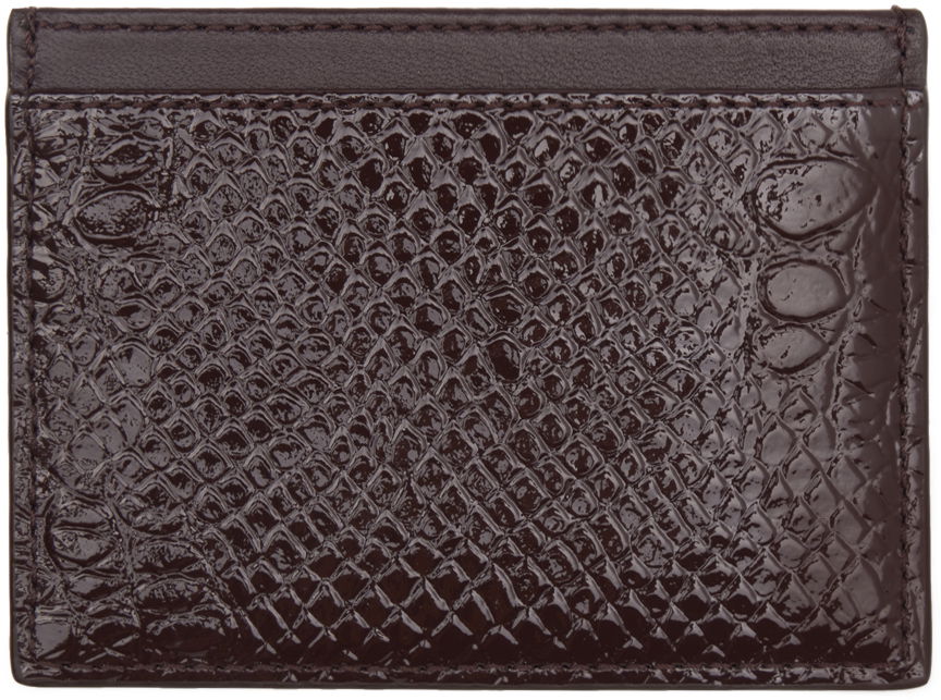 Портфейл Vivienne Westwood Flat Card Holder Кафяво | 54030006W-L008F-, 1