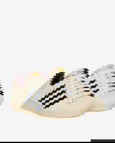 Кецове и обувки adidas Originals Wales Bonner x Superstar "Wonder White" Бяло | JP7161, 3