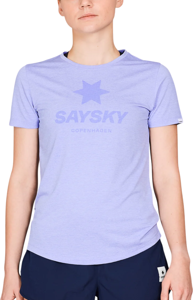 Тениска Saysky Saysky Logo Combat Pro T-Shirt Лилаво | nwrsi30c7008