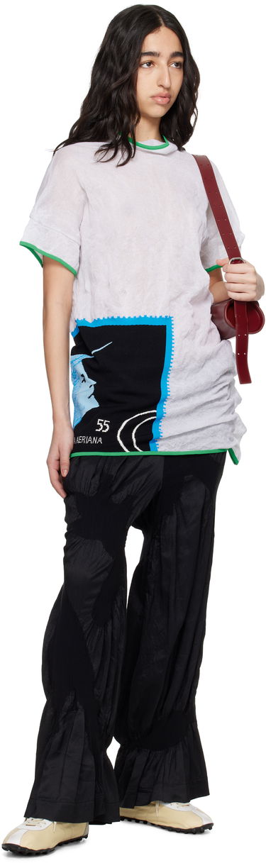 Тениска KIKO KOSTADINOV Kiko Kostadinov Promina Knit T-Shirt Бяло | KKWSS25KN09-111, 3