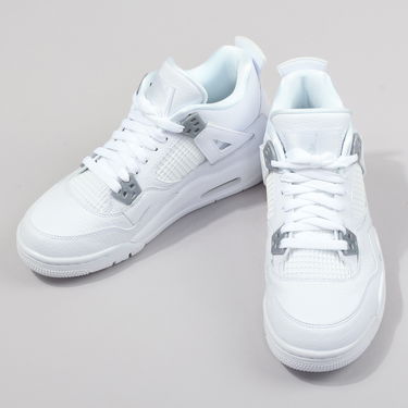 Кецове и обувки Jordan Air Jordan 4 Retro "Pure Money" BG Бяло | 408452-100, 2