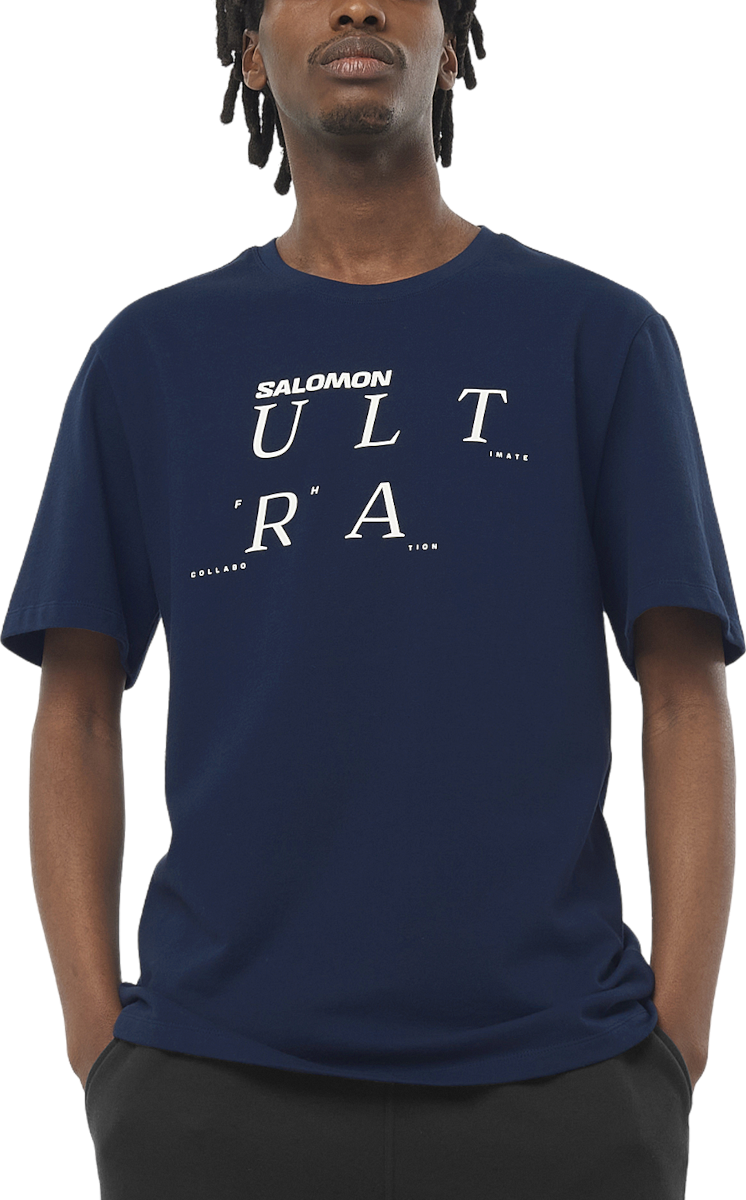 Тениска Salomon ULTRA SS TEE M Тъмно синьо | lc2354500, 0