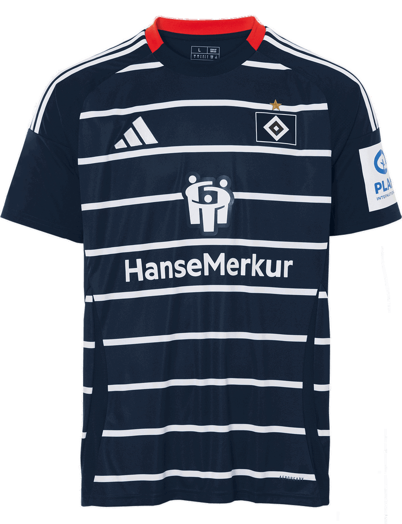 Фланелка adidas Originals Adidas Hamburger SV 2024/25 Away Jersey Тъмно синьо | 5hsvik2251