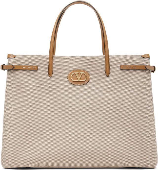 Valentino Garavani Antibes Large Canvas Tote