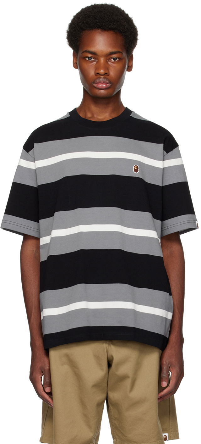 Тениска BAPE Ape Head One Point T-Shirt Сиво | 001CSJ801069I, 0