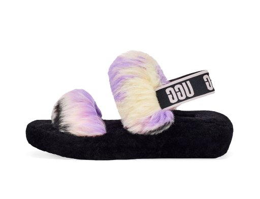 Кецове и обувки UGG Oh Yeah Slide Tie Dye Magnolia Черно | 1119821-MGNL