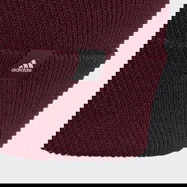 Шапка adidas Originals 2-Color Logo Beanie Бургунди | IJ7299, 3