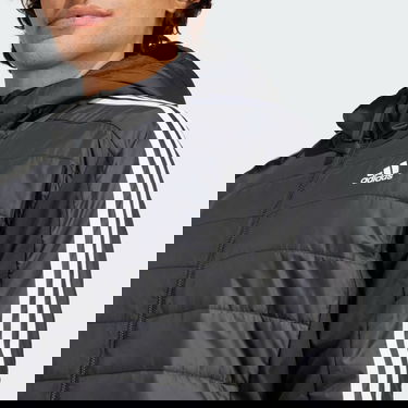 Яке adidas Performance Sportswear Bunda Essentials 3-Stripes Insulated Hooded Hybrid Черно | IN7195, 5