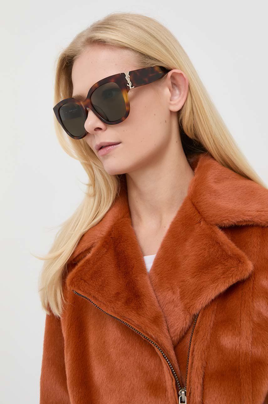 Слънчеви очила Saint Laurent Sunglasses Кафяво | SL.M95/F, 0