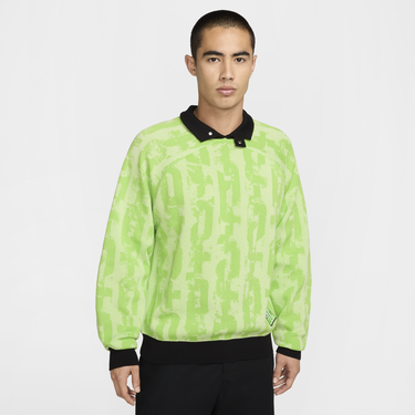 Пуловер Nike FC Barcelona Football Knit Polo Зелено | FQ7802-701, 0