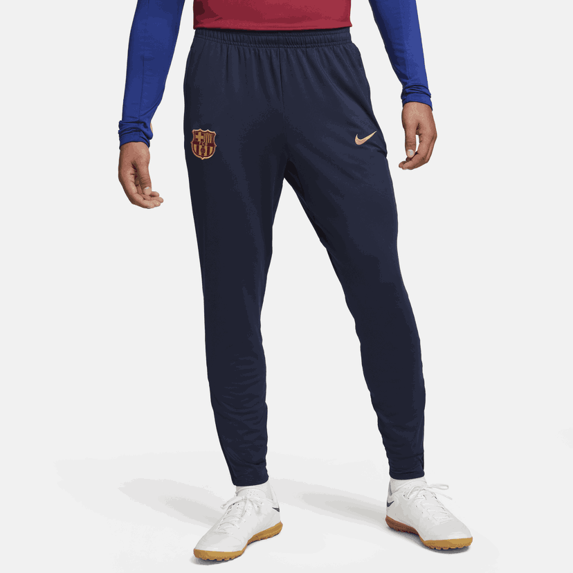 Спортни панталони Nike Dri-FIT FC Barcelona Strike Soccer Pants Тъмно синьо | FJ5401-451