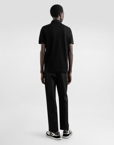 Поло тениска Dolce & Gabbana Dolce & Gabbana Cotton Polo Shirt with Logo Tag Черно | G8SN1TFU7ENN0000, 2